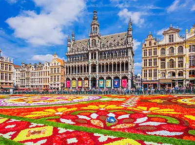 Le tapis de fleurs, Bruxelles, Belgique